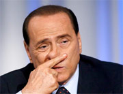 Berlusconi alla frutta.