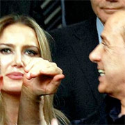 La D'addario e Berlusconi.