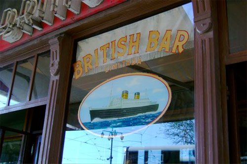 British Bar Lisbona.