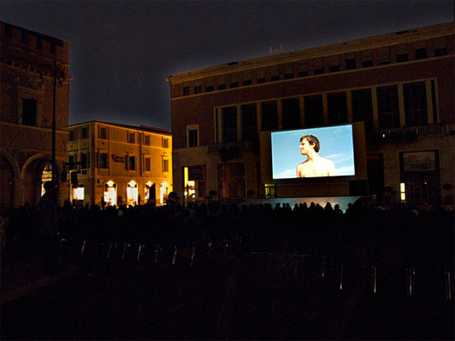 Film Festival in Piazza.