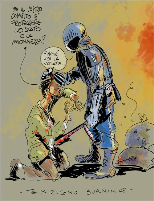 Makkox: Terzigno.