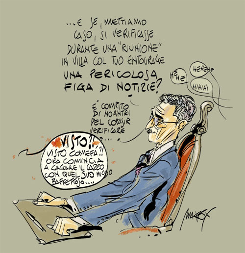 Makkox: D'Alema Makkox: D'Alema