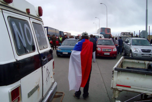 Manifestazione in Chile