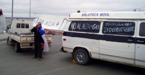 Protesta in Patagonia