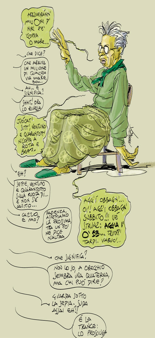 Sbarchi a Lampedusa: Vignetta di Makkox Sbarchi a Lampedusa: Vignetta di Makkox