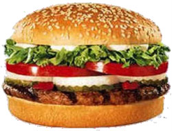 Whopper, il famoso hamburger