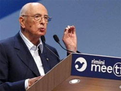 Napolitano apre il meeting di Rimini 2011